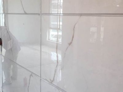 灰色磚與鉆石銀真瓷膠的搭配效果