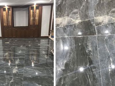 灰色瓷磚配啞光美縫劑，藝術(shù)感滿滿的！