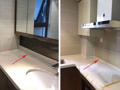 廚房封邊發(fā)黑，如何補救？美容膠讓廚房更完美！