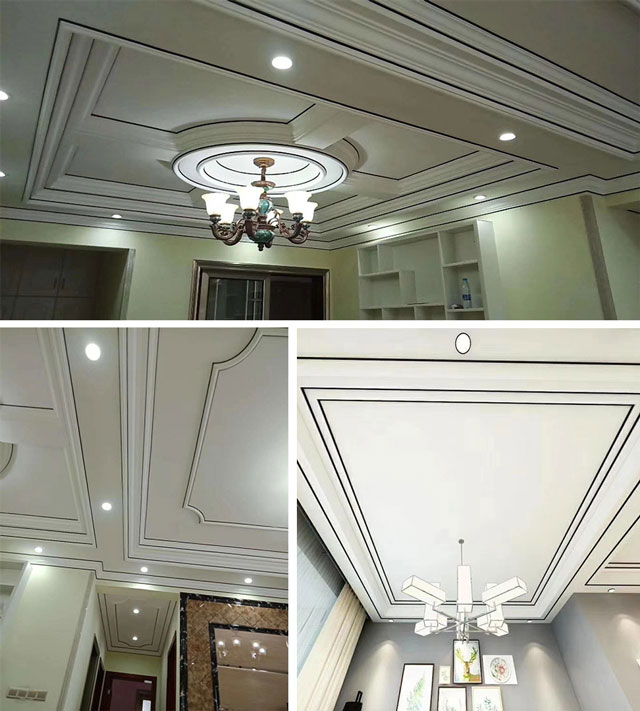 石膏線、吊頂配美邊線，好看不止一點點