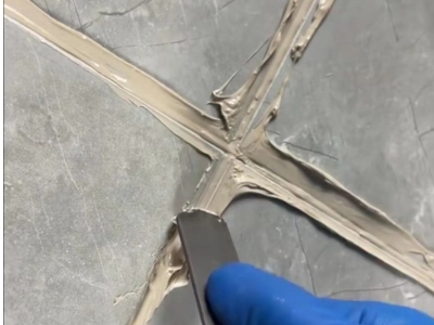 聚脲美縫劑施工最常見的6大問題及解決方法，塌陷、不干、起泡、塌陷......